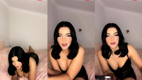 diana tangoda memelerini gösterip amını parmaklıyor