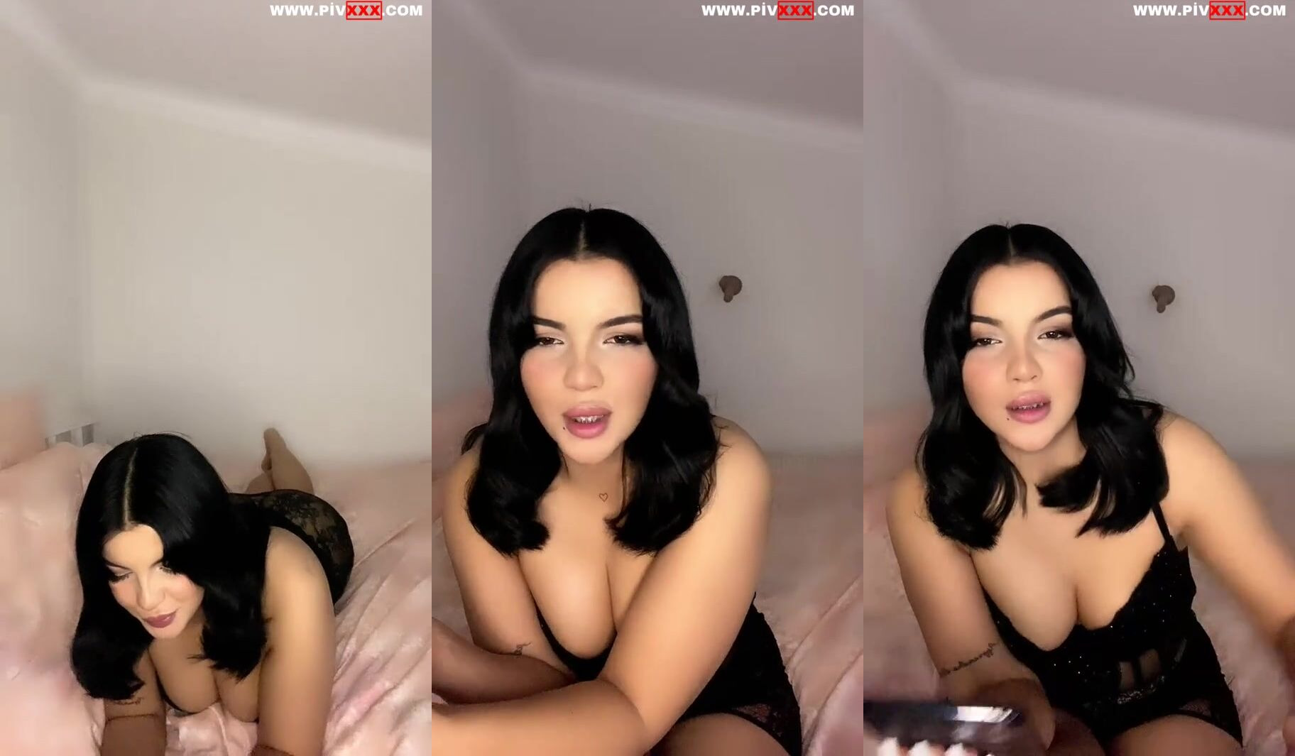 Diana tangoda memelerini gösterip amını parmaklıyor İfşa Videoları