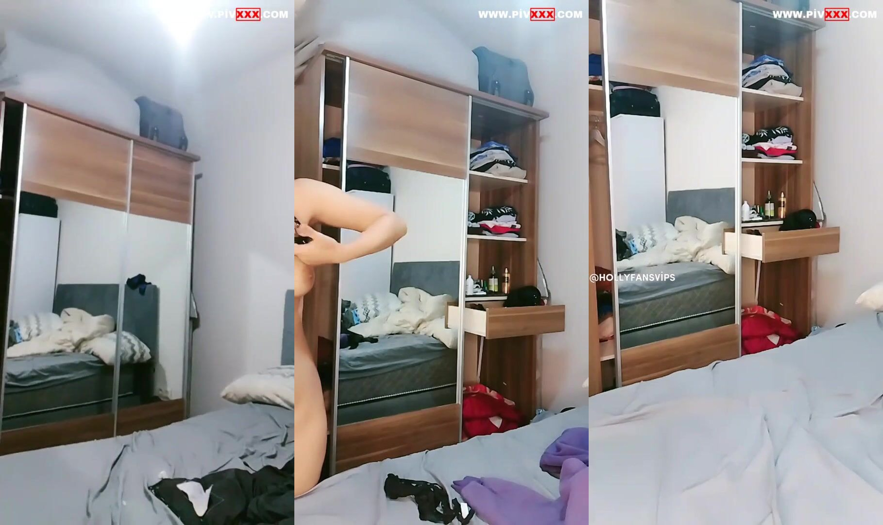 Kardelen aynada soyunup dildoyla amını okşuyor İfşa Videoları