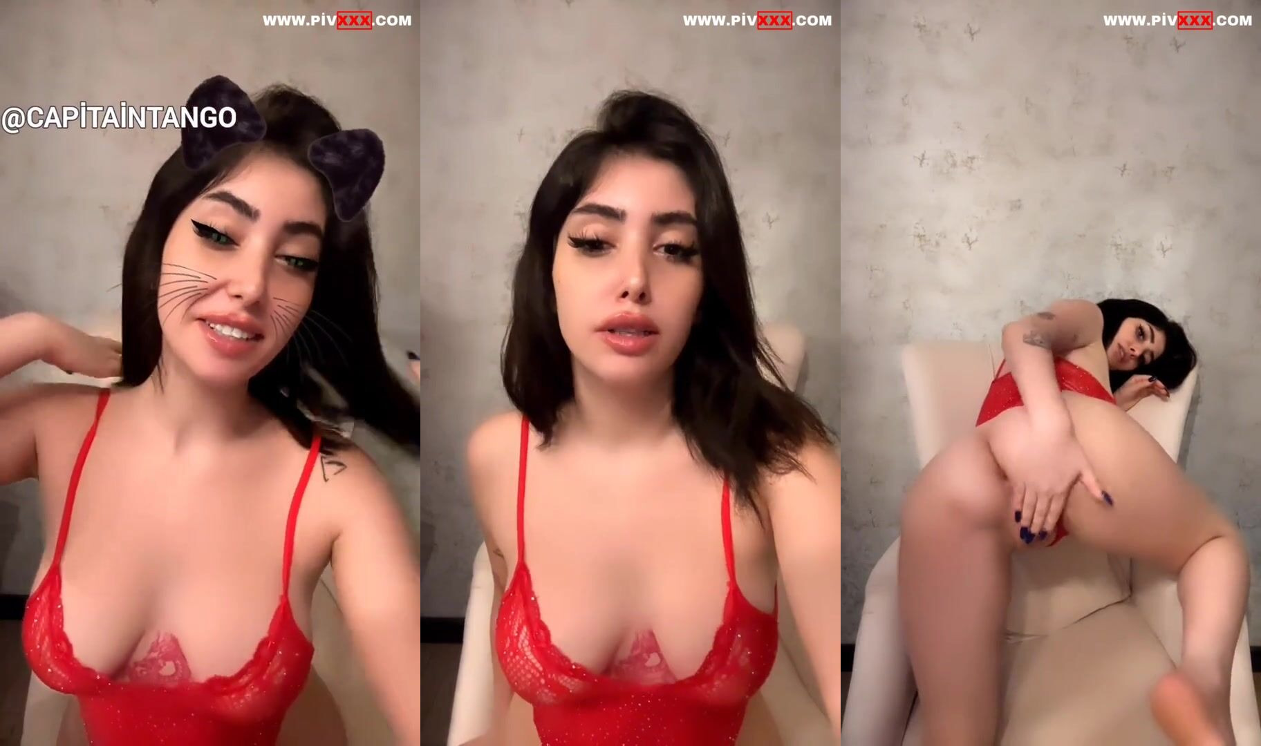 Aşkolandın sıla tangoda memelerini açıp şişeyle yalıyor İfşa Videoları