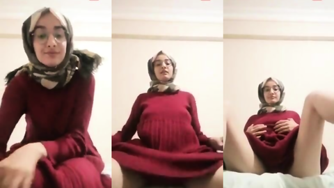 türbanlı sevim tangoda amını açıp parmaklıyor