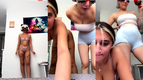 zara tango yayınında arkadaşını elliyor