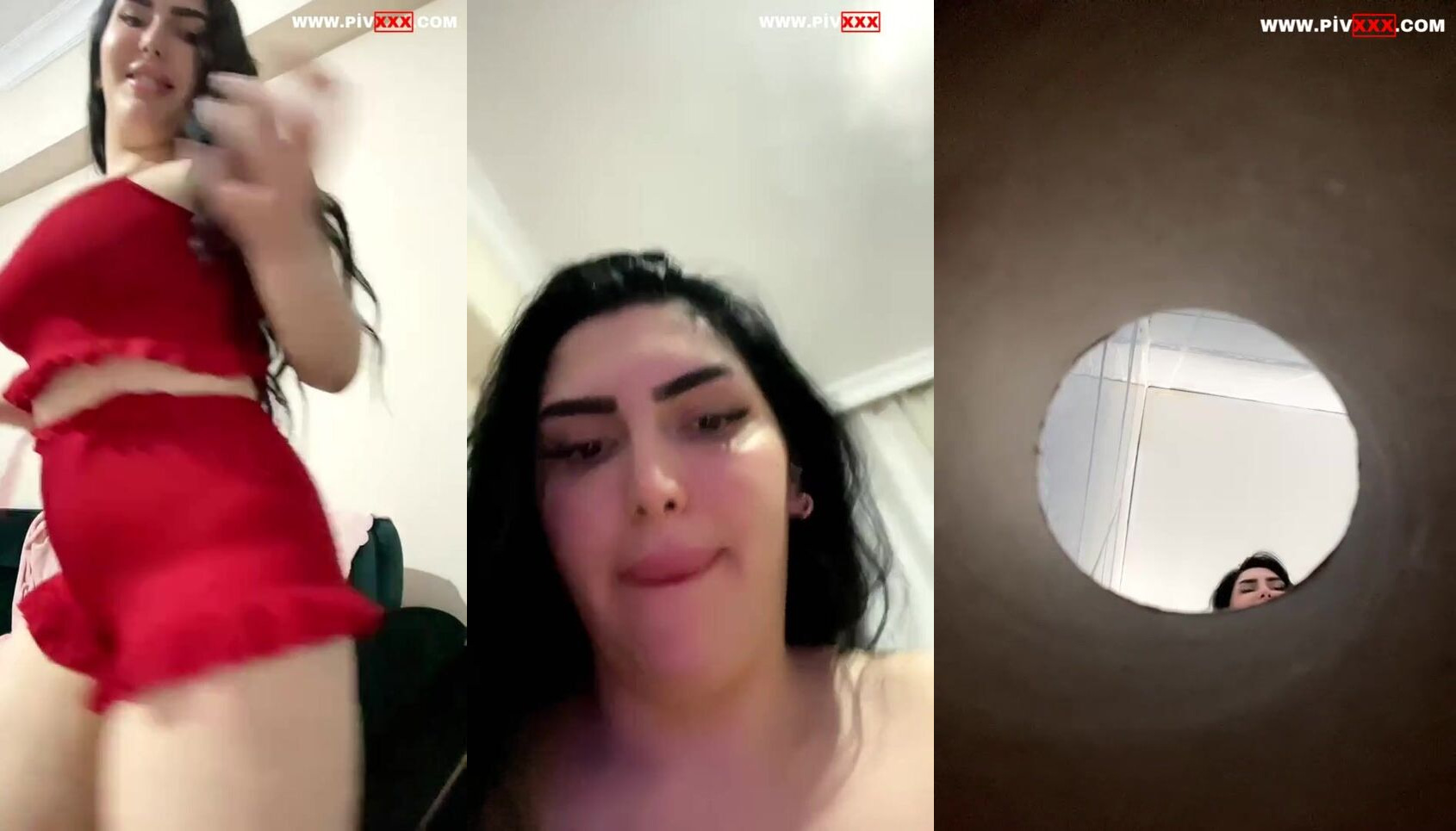 Cansu tango kırmızı tangasıyla kalçalarını açıp çikolata yiyor İfşa Videoları
