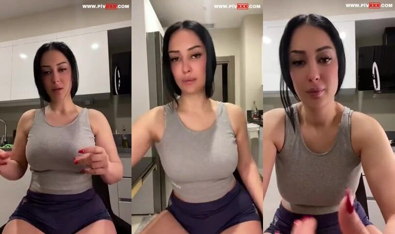 Zemheri tango saçını fırçalayıp duman üflüyor İfşa Videoları