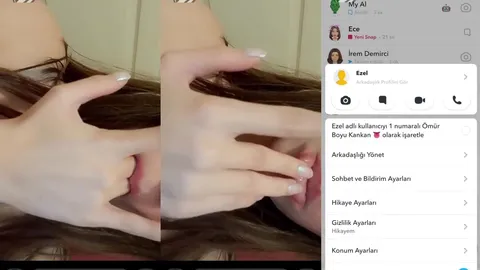 Parmaklarına sakso çeken orospu snap'ten paylaşıyor Türk ifşa hub İfşa Videoları