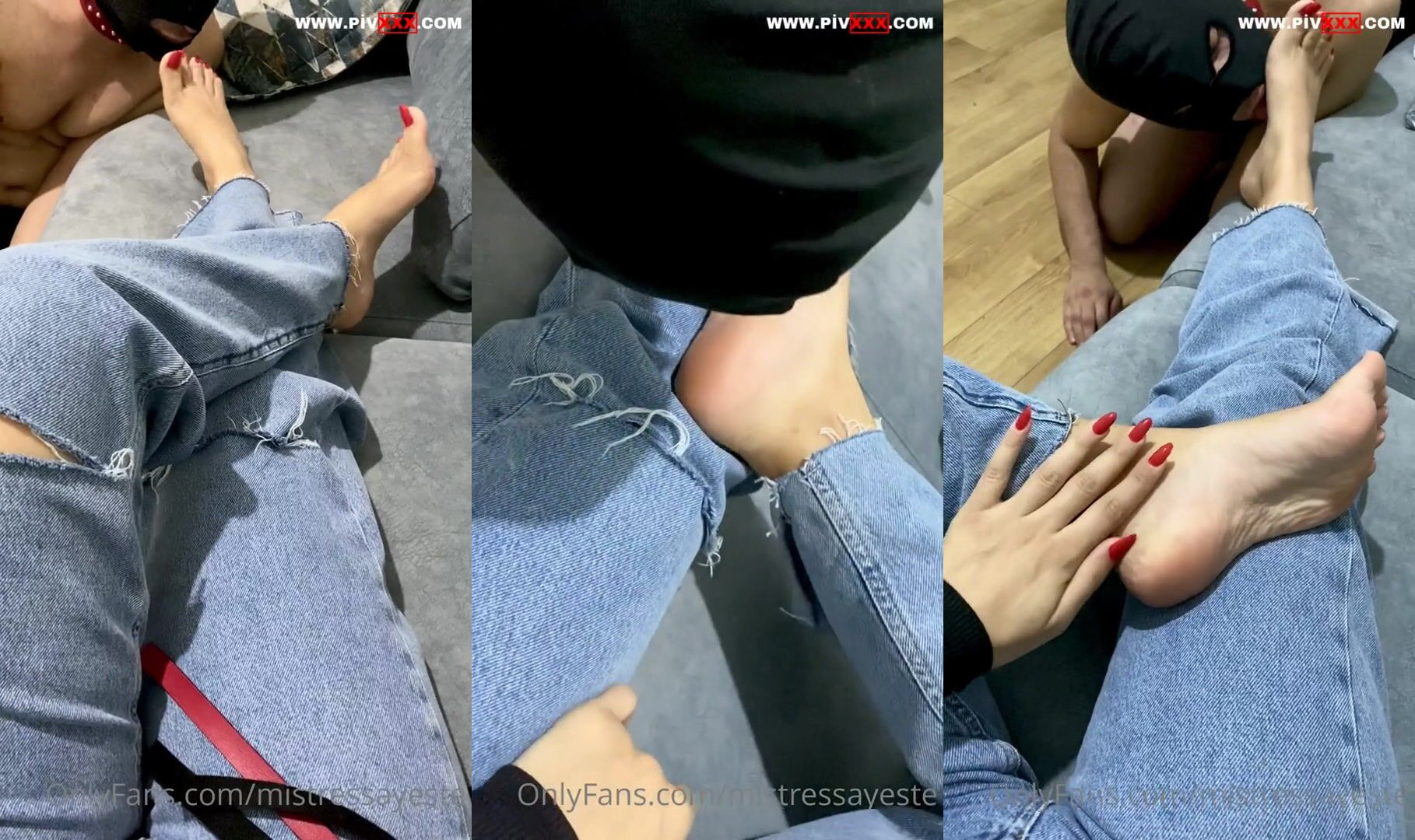 Worship the feet of someone more superior than you İfşa Videoları