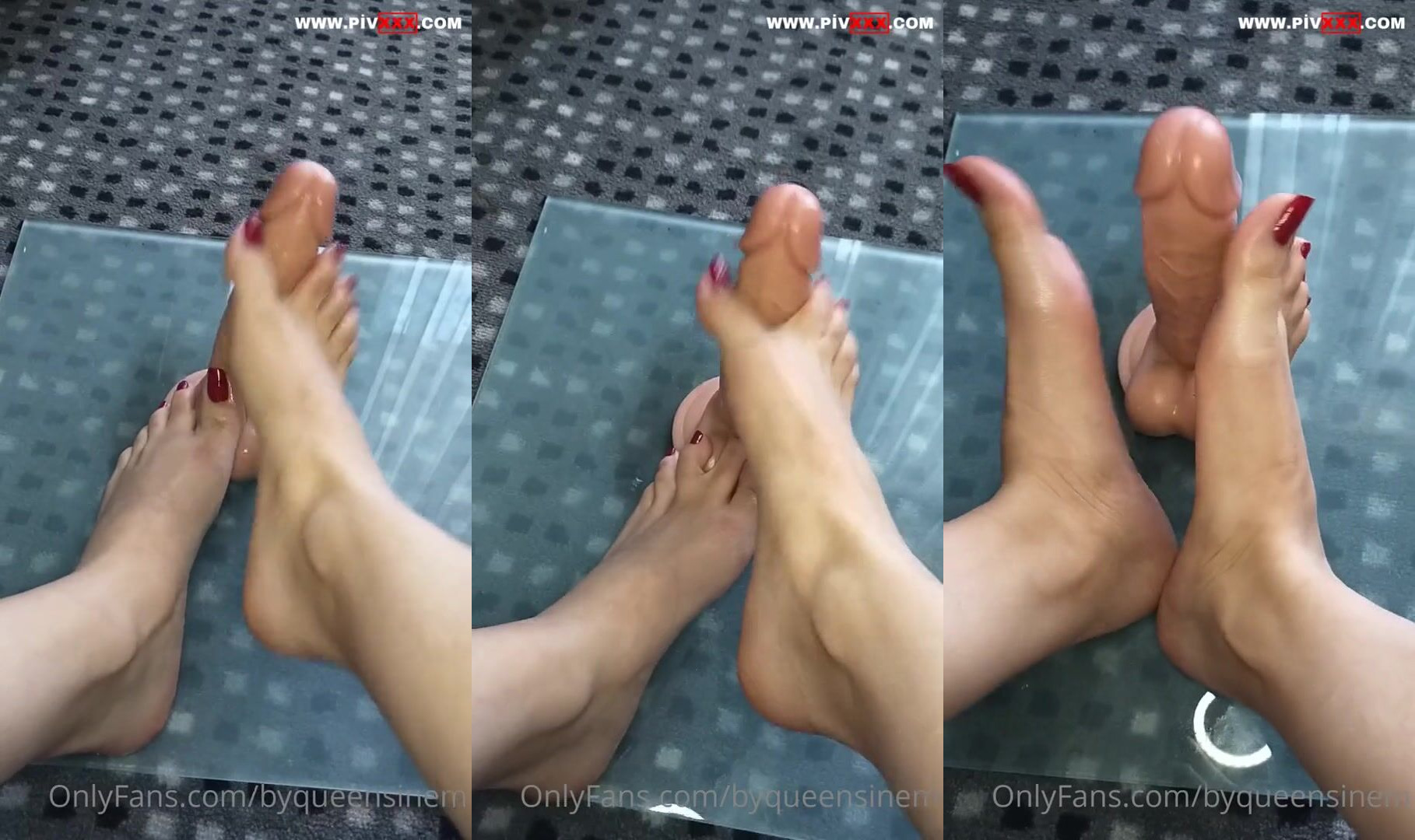 Footjob dersi İfşa Videoları
