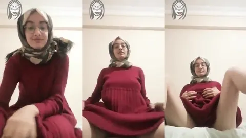 Türbanlı elbisesi altından kıllı amını gösteriyor Türbanlı ifşa İfşa Videoları