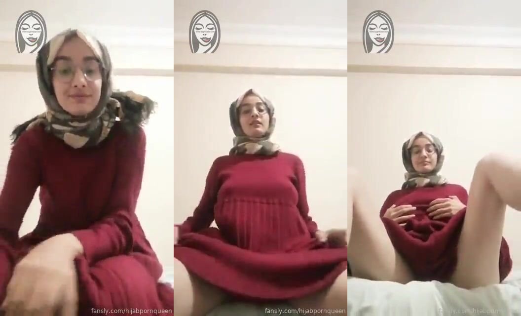 Türbanlı elbisesi altından kıllı amını gösteriyor