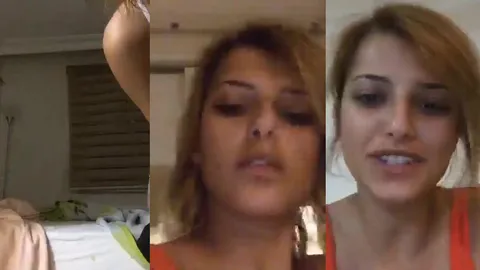 Üniversiteli kaltak yayında bikinilerini yorumlatıyor Ifşa twitter İfşa Videoları