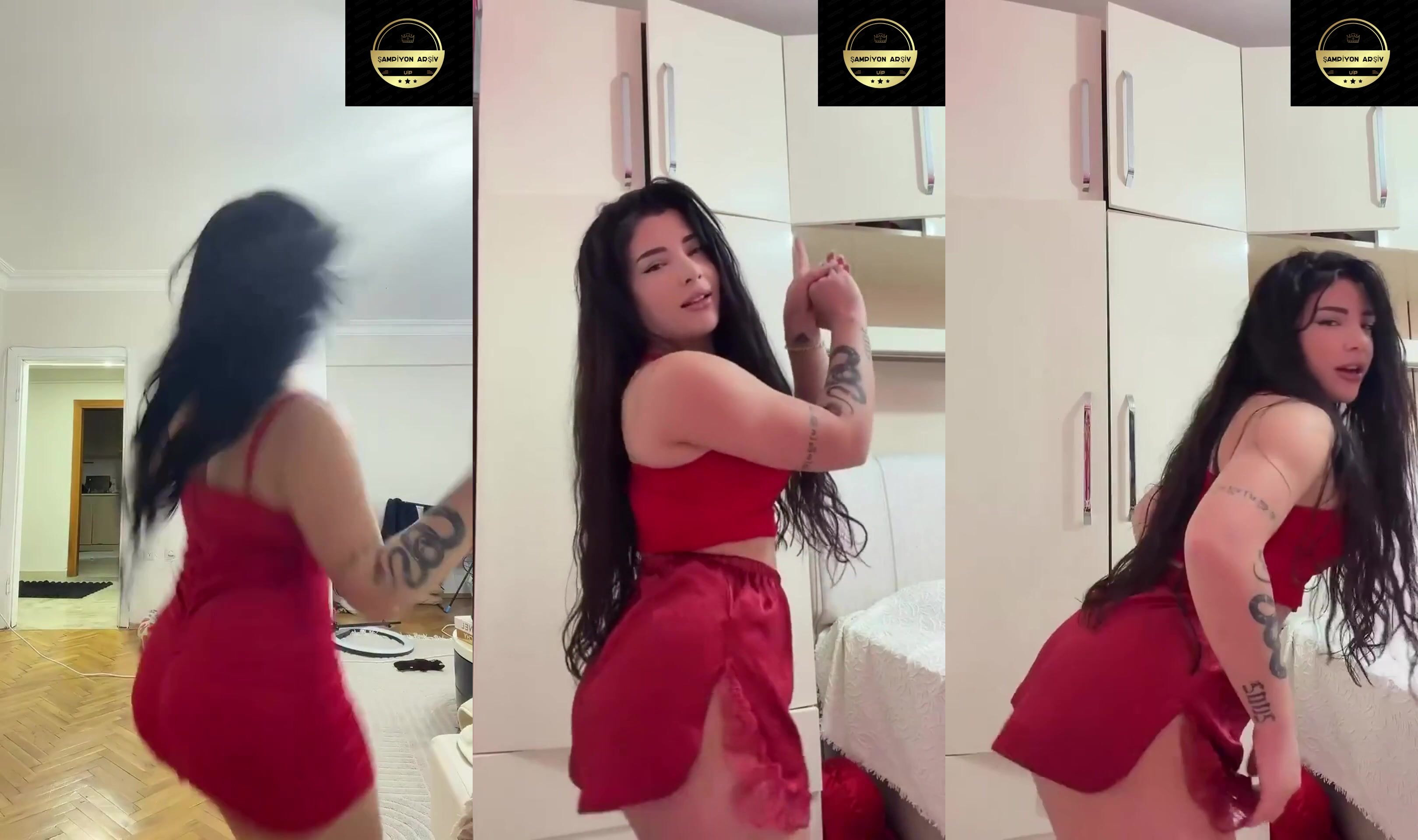 Gözde Akgün abonelik videosunda kalçasını sallıyor