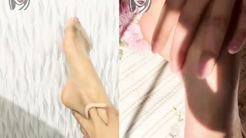Ayakçı Manitası İçin Video Çeken Türbanlı