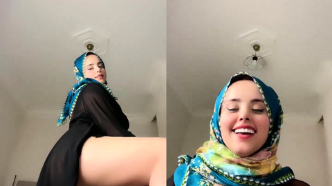Kızıl Saçlı Türbanlı (2 Video)