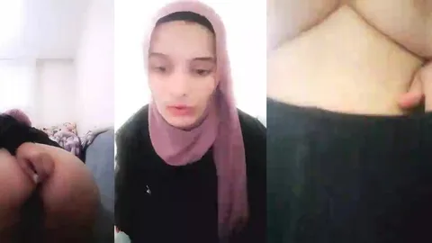 Türbanlı köylü genç kız daracık göt deliğine kalme sokmaya çalılıyor