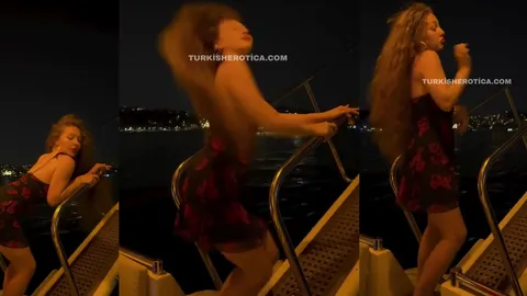 Eski Türbanlı Teknede Twerk Yapıyor