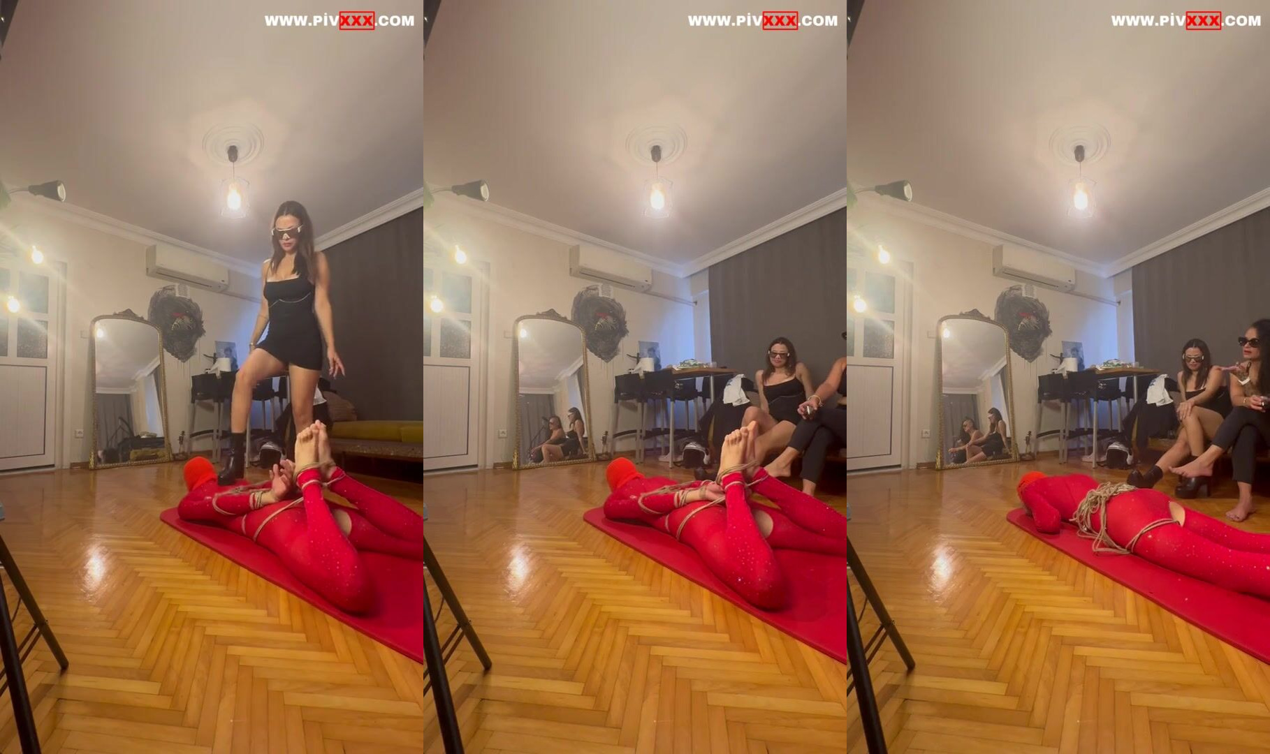 İple bağlanmış köle İfşa Videoları