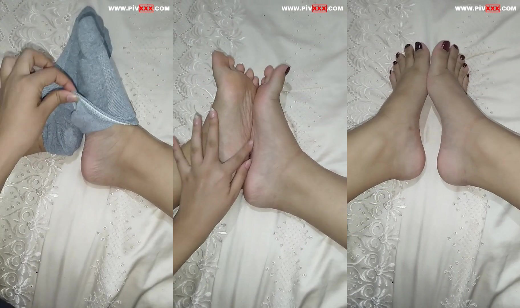 Ayağımdan başka bir yere bakma! İfşa Videoları
