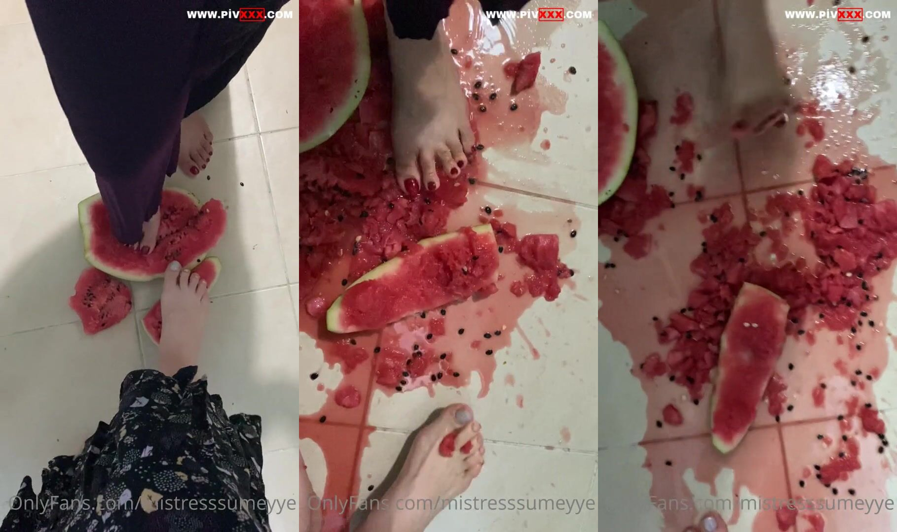 Fruit crush video with double mistress İfşa Videoları