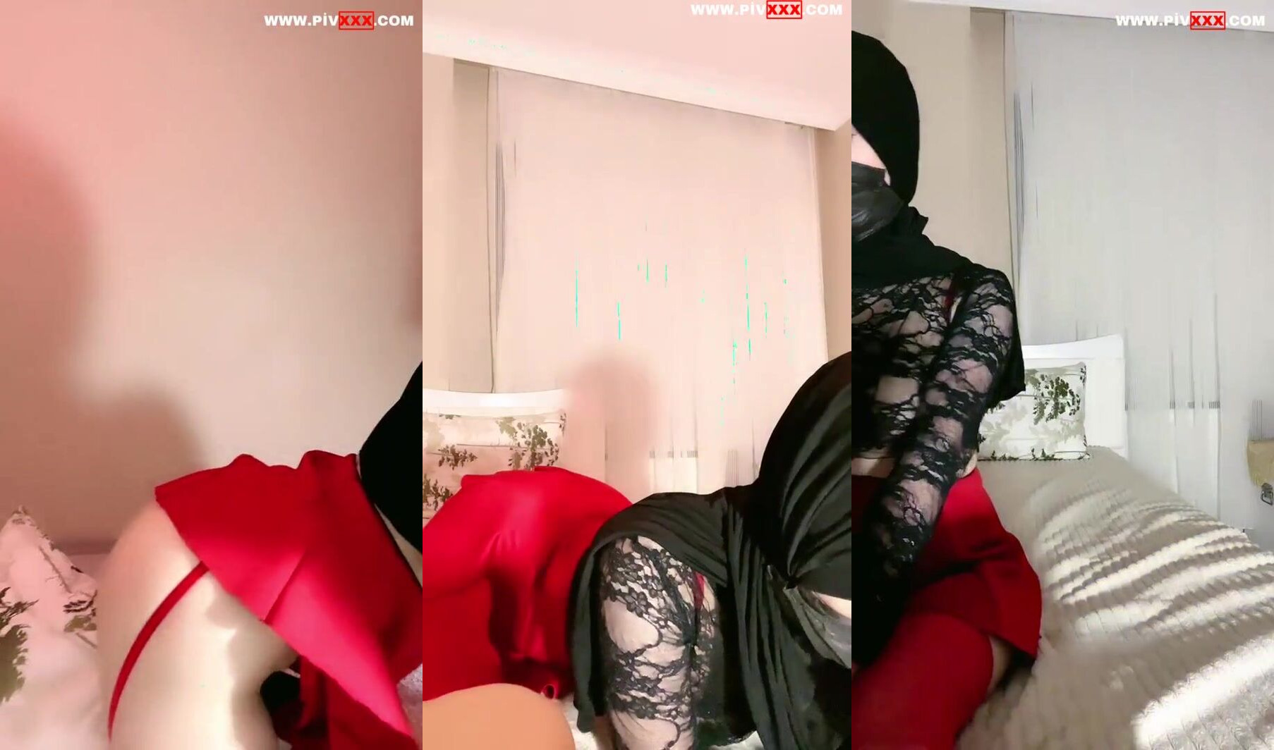 Turbanli boncuk türbanlı boncuk ifşa kırmızı jartiyerli yayın yaptı İfşa Videoları