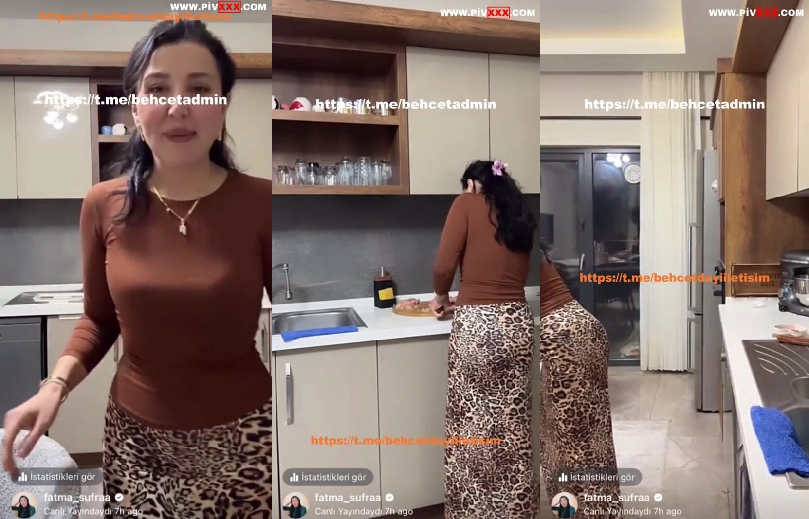 Türbanlı fatma evde yalnızken kamerayı açtı! İfşa Videoları